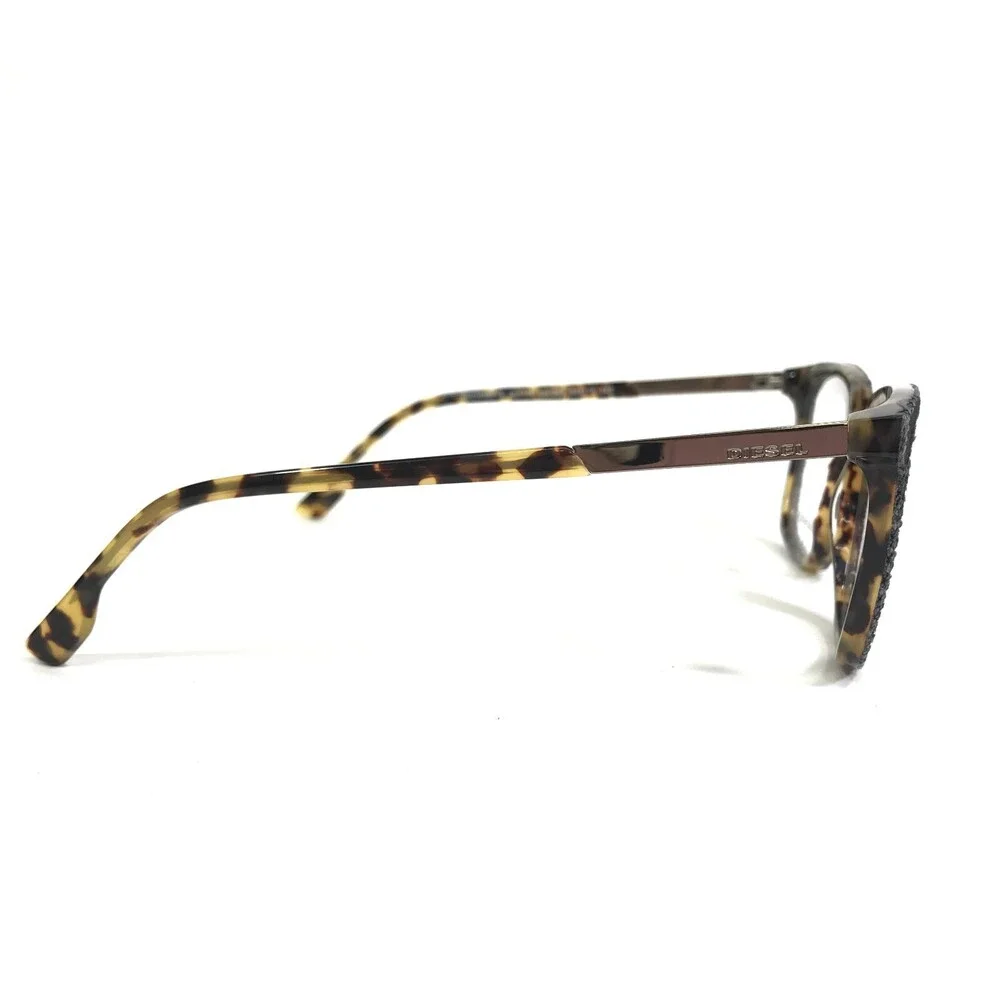 Diesel Eyeglasses Frames DL5116 col.053 Blue Denim Brown Tortoise 53-16-145